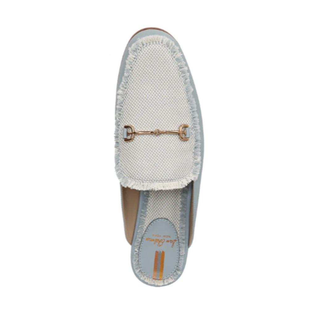 NEW SAM EDELMAN women's linnie fray shoe in robin's egg blue - Picture 2 of 3